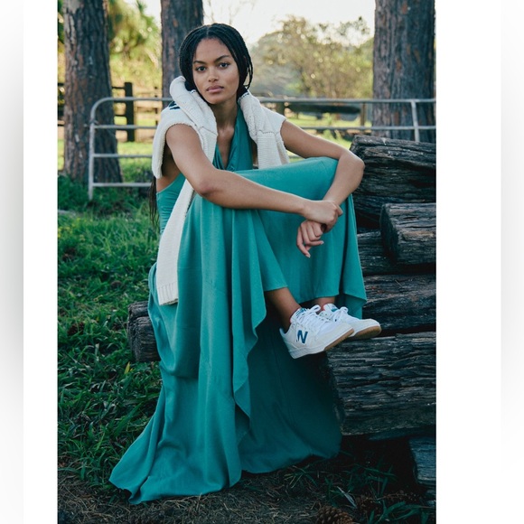 NWT Free People Sasha Convertible Maxi Dress - Picture 2 of 5